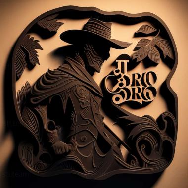 3D model Shadow of Zorro game (STL)